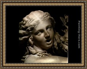 Allegory of May Triumph of Apollo Framed Paintings - Apollo and Daphne [detail] by Gian Lorenzo Bernini